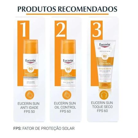 Eucerin Sun Pigment Control FPS60 Protetor Solar Facial 50ml