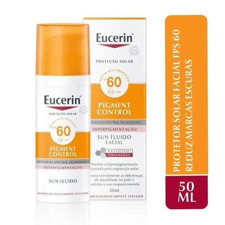 Eucerin Sun Pigment Control FPS60 Protetor Solar Facial 50ml