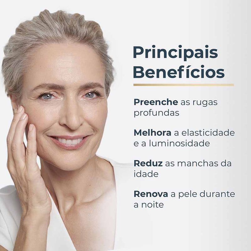 Eucerin Creme Facial Anti-Idade Firmador Noite Hyaluron-Filler Elasticity 50g