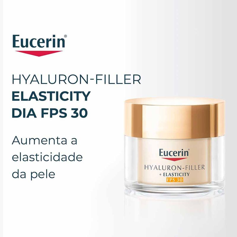 EUCERIN Creme Facial Anti-Idade Firmador Dia Hyaluron-Filler Elasticity FPS 30 50ml