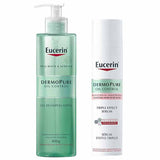 Eucerin Dermo Pure Oil Control Kit – Sérum Efeito Trilho + Gel de Limpeza Kit