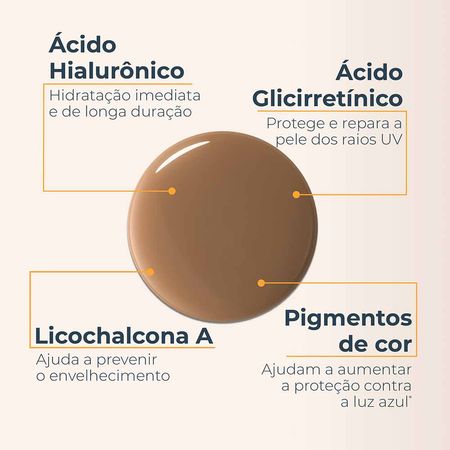 Eucerin Sun Protetor Solar Facial com Cor Hydro Fluid FPS70 Escura